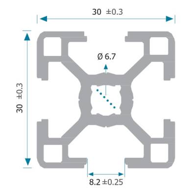 30x30 Sigma Profil Kanal 8 - 2