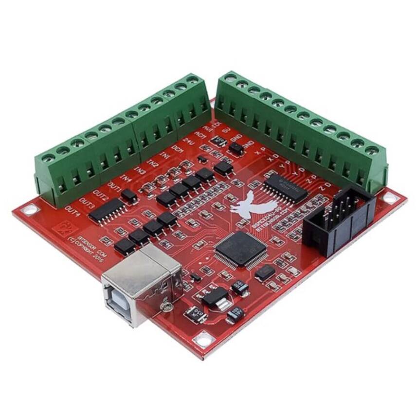 4 Eksen USB Mach3 Kontrol Kartı - 1